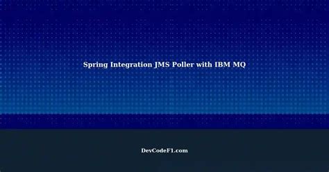 ibm queue jms